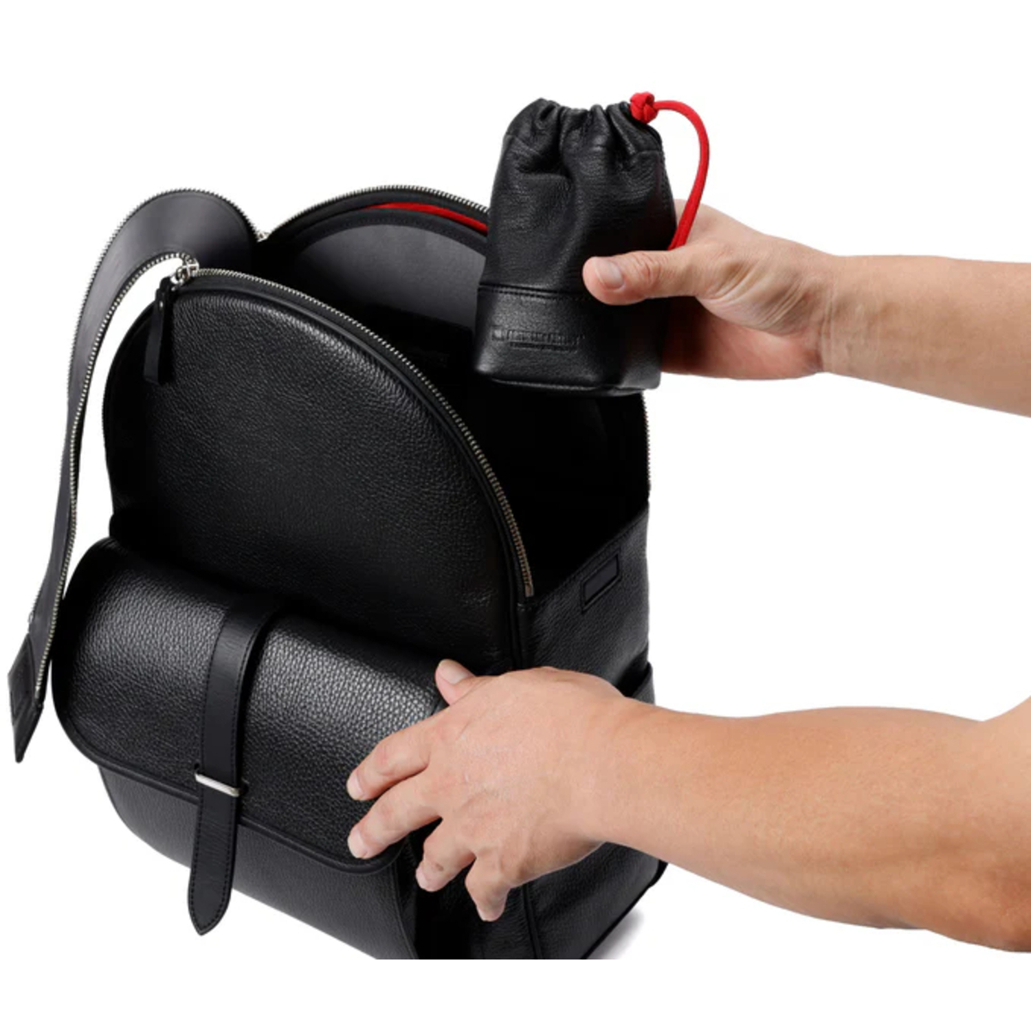 Artisan&Artist Objektiv-Tasche ACAM-LPL140 BLK aus Echtleder Größe M