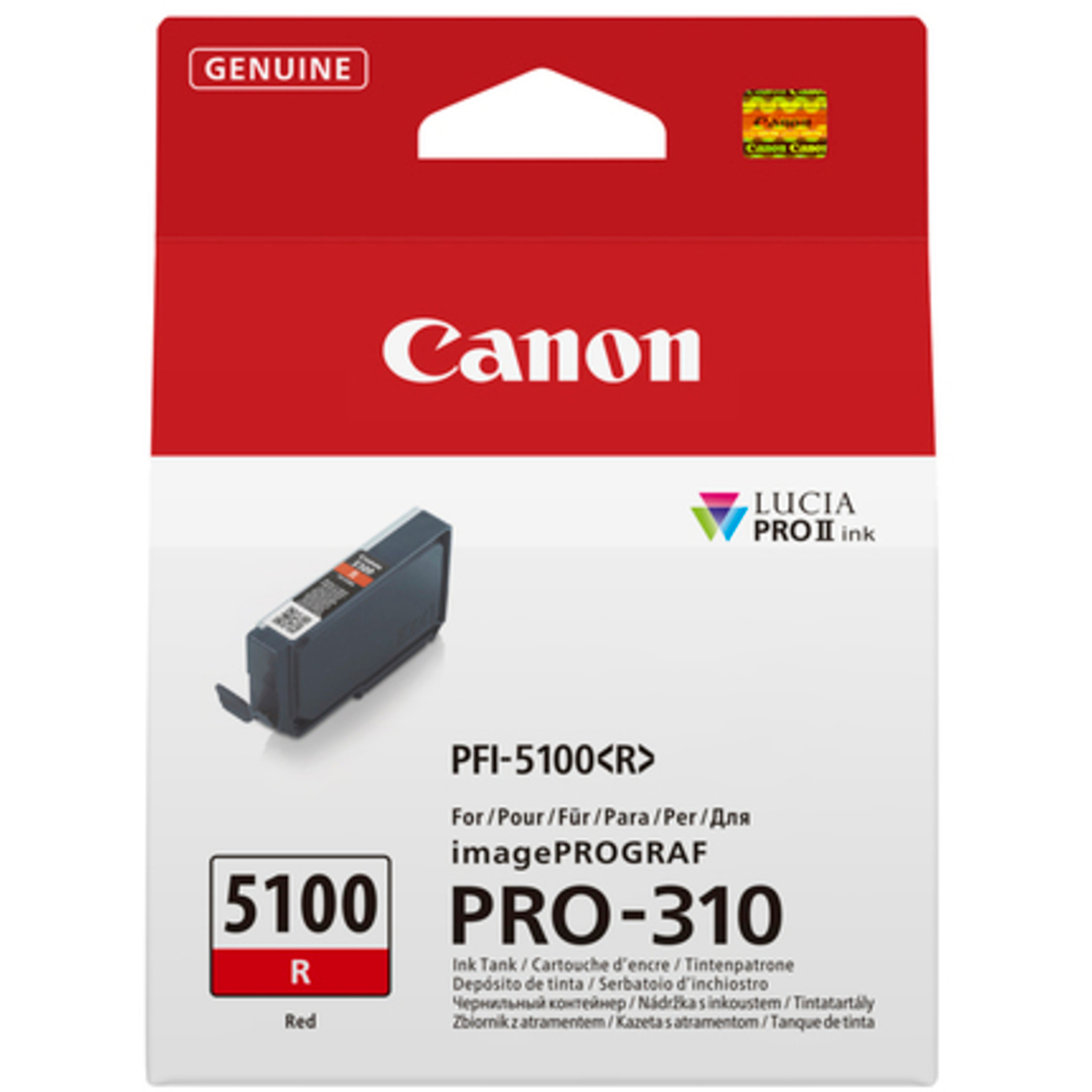 Canon Tinte PFI-5100R rot für ImagePROGRAF PRO-310