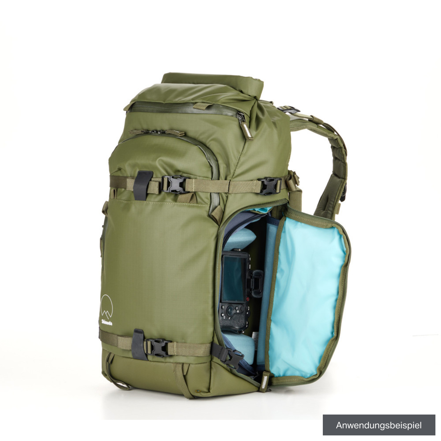 Shimoda Action X25 v2 Starter Kit mit kleiner Mirrorless Core Unit Armee Grün