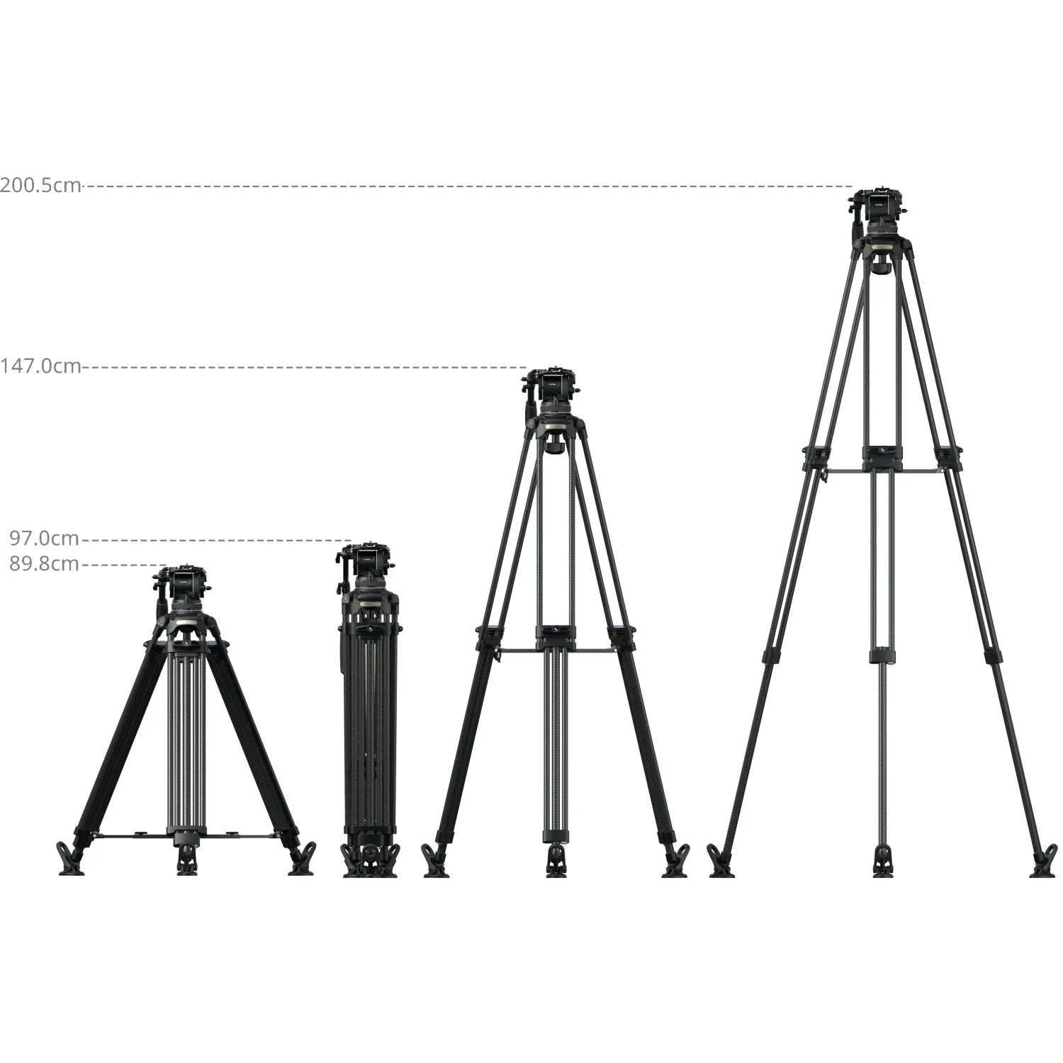 SmallRig Stativ FreeSpeed Heavy-Duty FSD18 Carbon