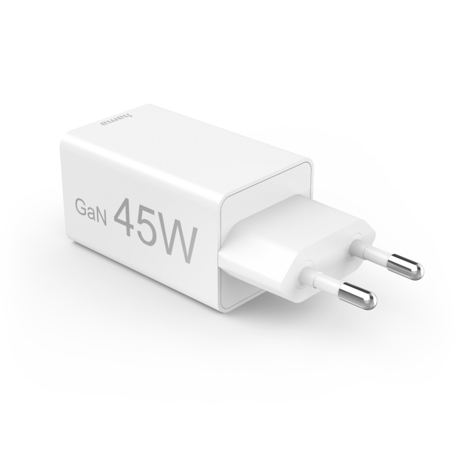 Hama Mini-Schnellladegerät USB-C und 2x USB-A 45W weiß