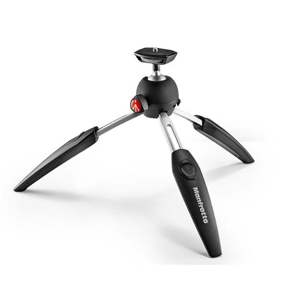 Manfrotto PIXI Evo, Mini-Stativ, 2 Segmente schwarz