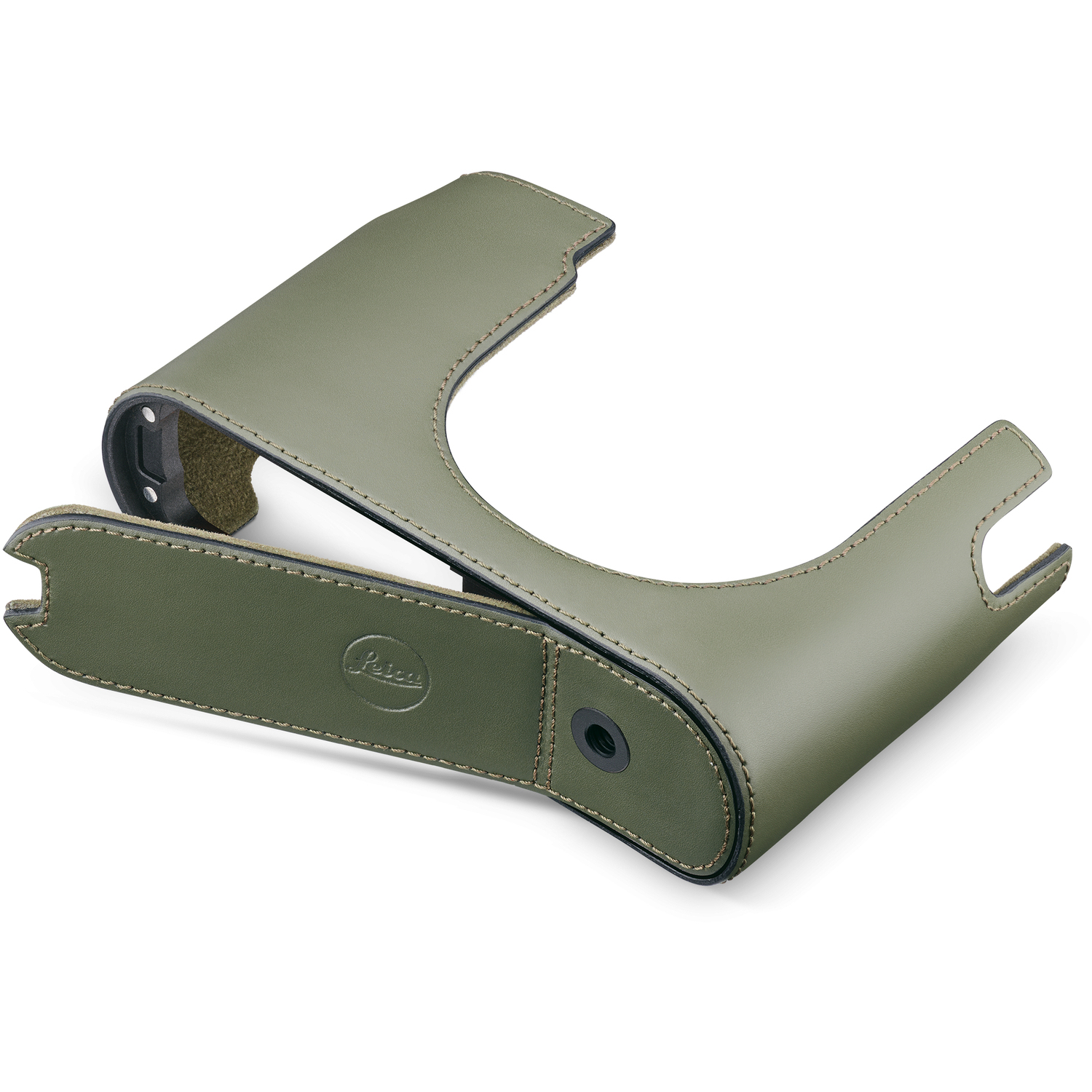 Leica Protektor Q3 Leder olivgrün