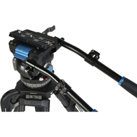 Sirui Broadcaststativ Carbon SQ100 mit Fluid Videoneiger VHS18