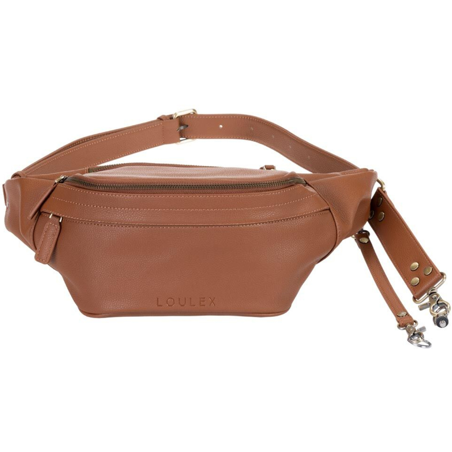 LOULEX Hüfttasche Fanny Pack braun
