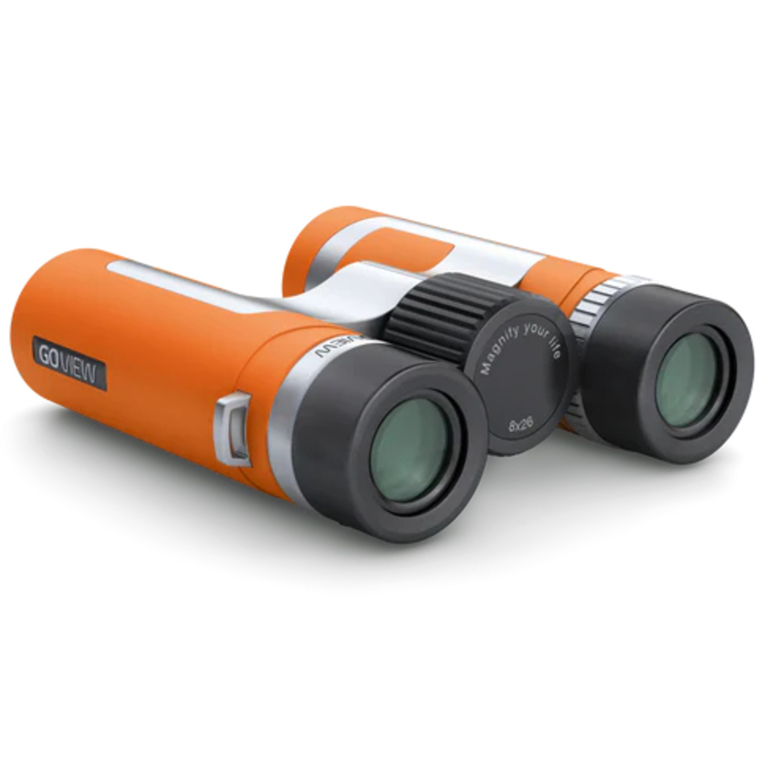 GoView ZOOMR 8x26 Sunset orange Special Edition Fernglas mit Peter Hadley Tuch