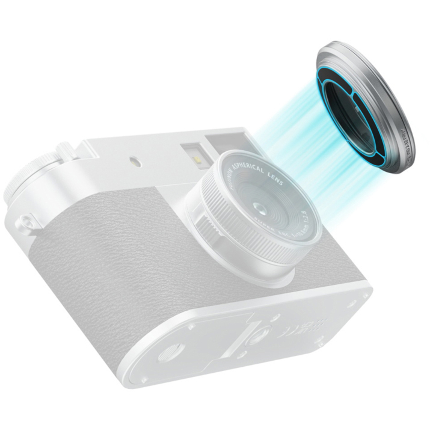 SmallRig Variabler ND-Filter ND2-ND32 40,6mm silber für Fujifilm X half X-HF1