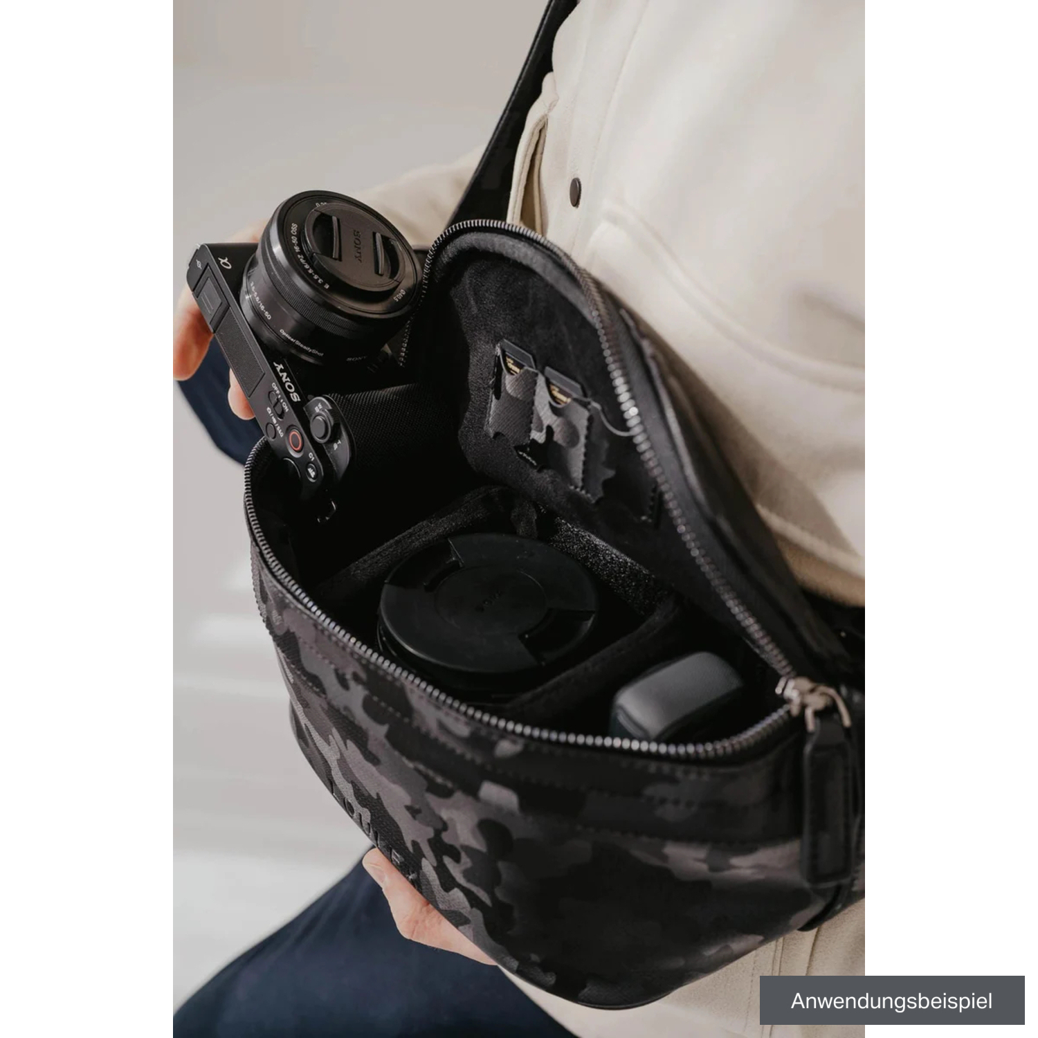 LOULEX Hüfttasche Fanny Pack camouflage