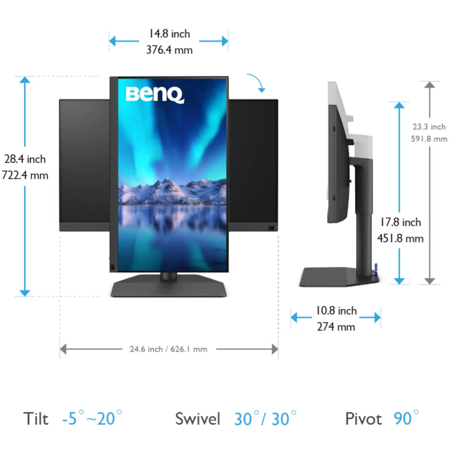 BenQ SW272U 27" IPS 4K grau