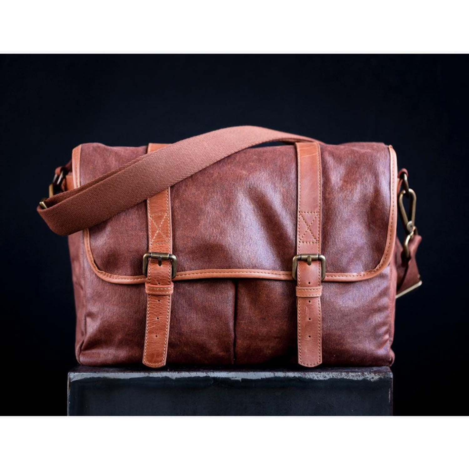 Bronkey Roma Camera Bag Waxed Canvas Coffee Limited Edition