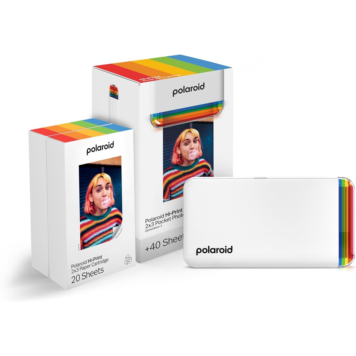 Polaroid Everything Box HiPrint 2x3 Gen 2 weiß