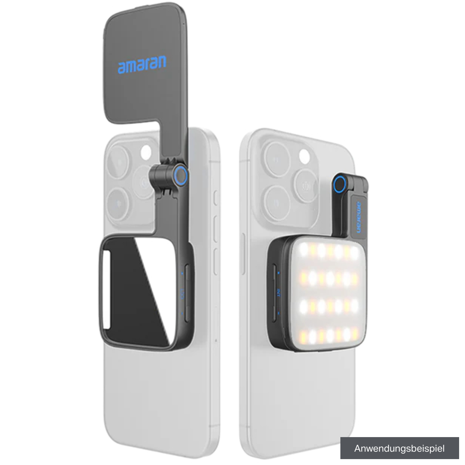 Amaran Mini-LED-Leuchte Go für Smartphones Charcoal