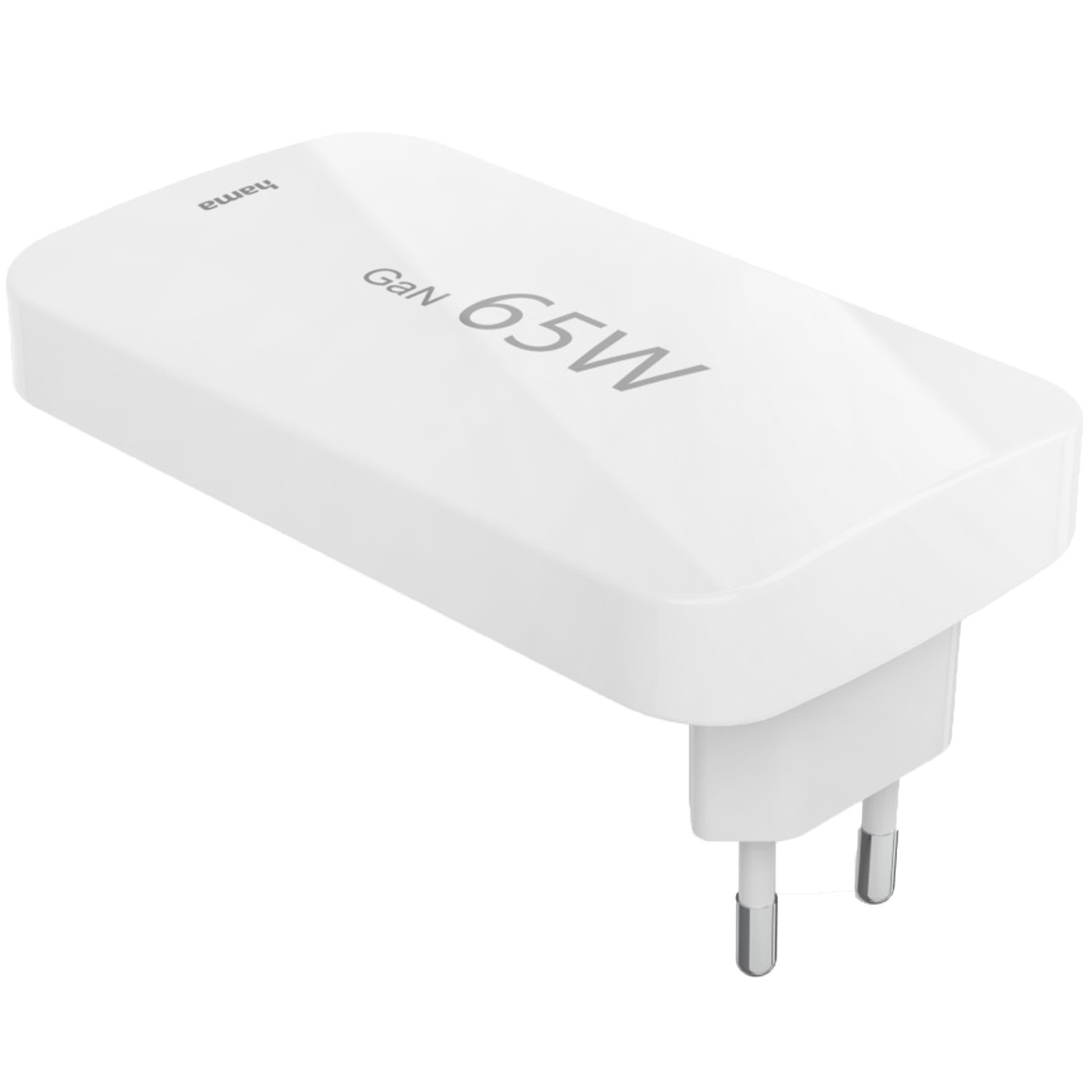Hama Flaches Schnellladegerät 2x USB-C und 1x USB-A 65W weiß