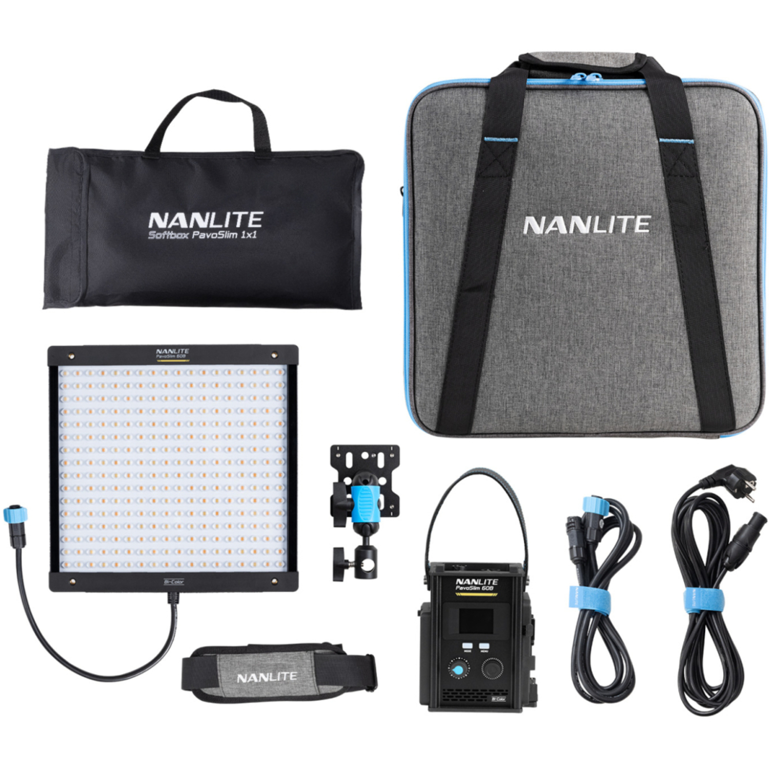 Nanlite LED-Flächenleuchte PavoSlim 60B Bi-Color