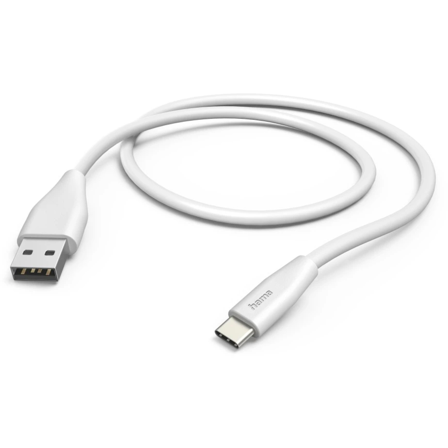 Hama Ladekabel USB-A-USB-C 1,5m Weiß