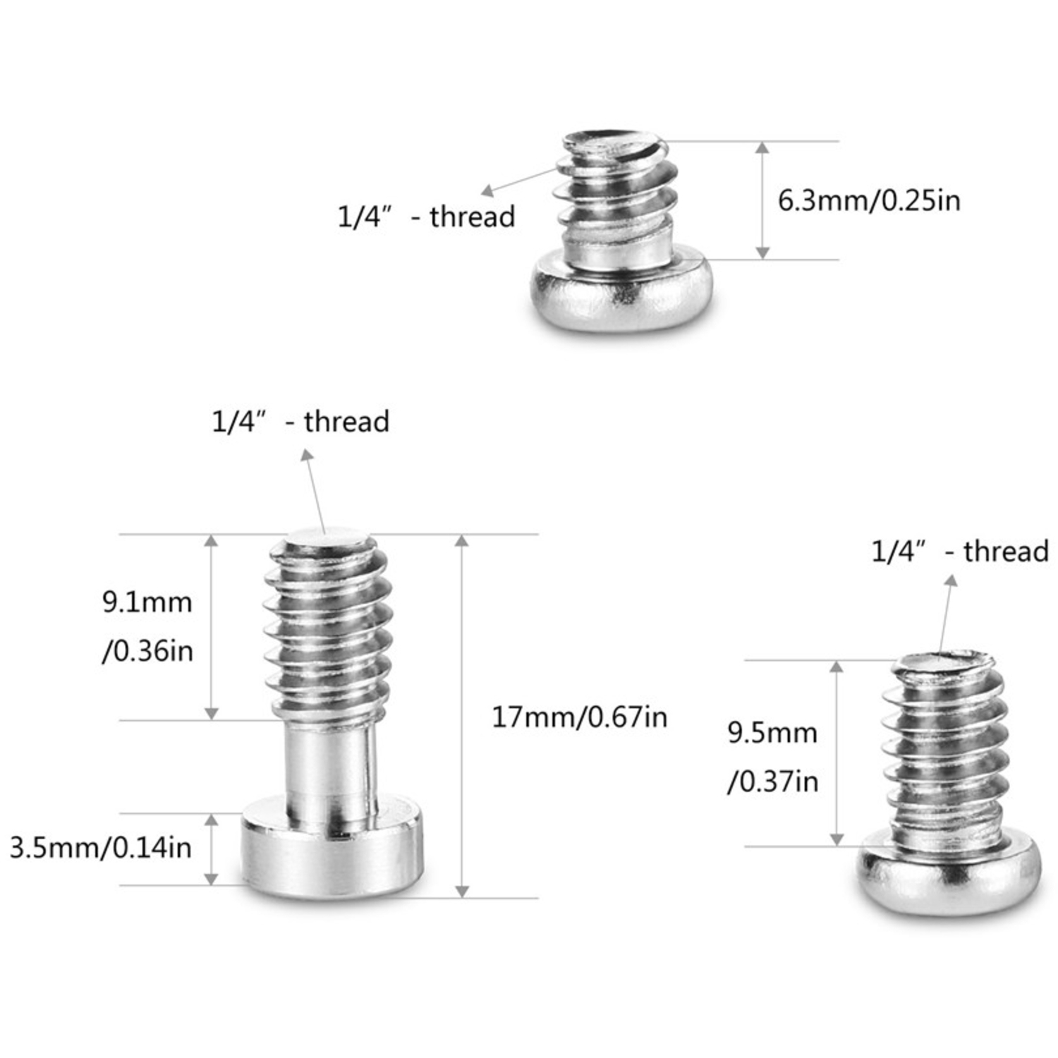 SmallRig 1713 Hex-Schrauben (12er-Pack)
