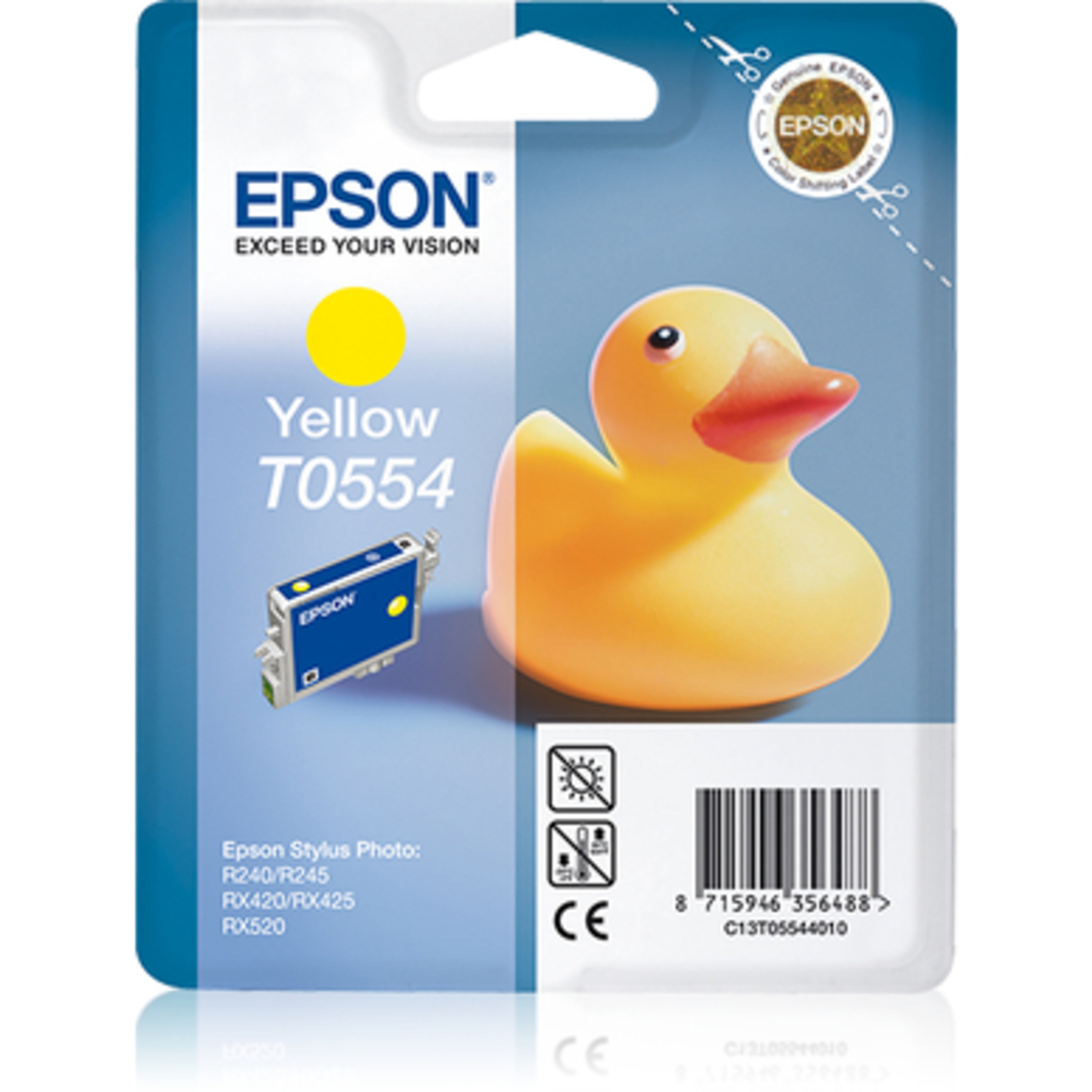 Epson Tinte T0554 Cartridge Yellow