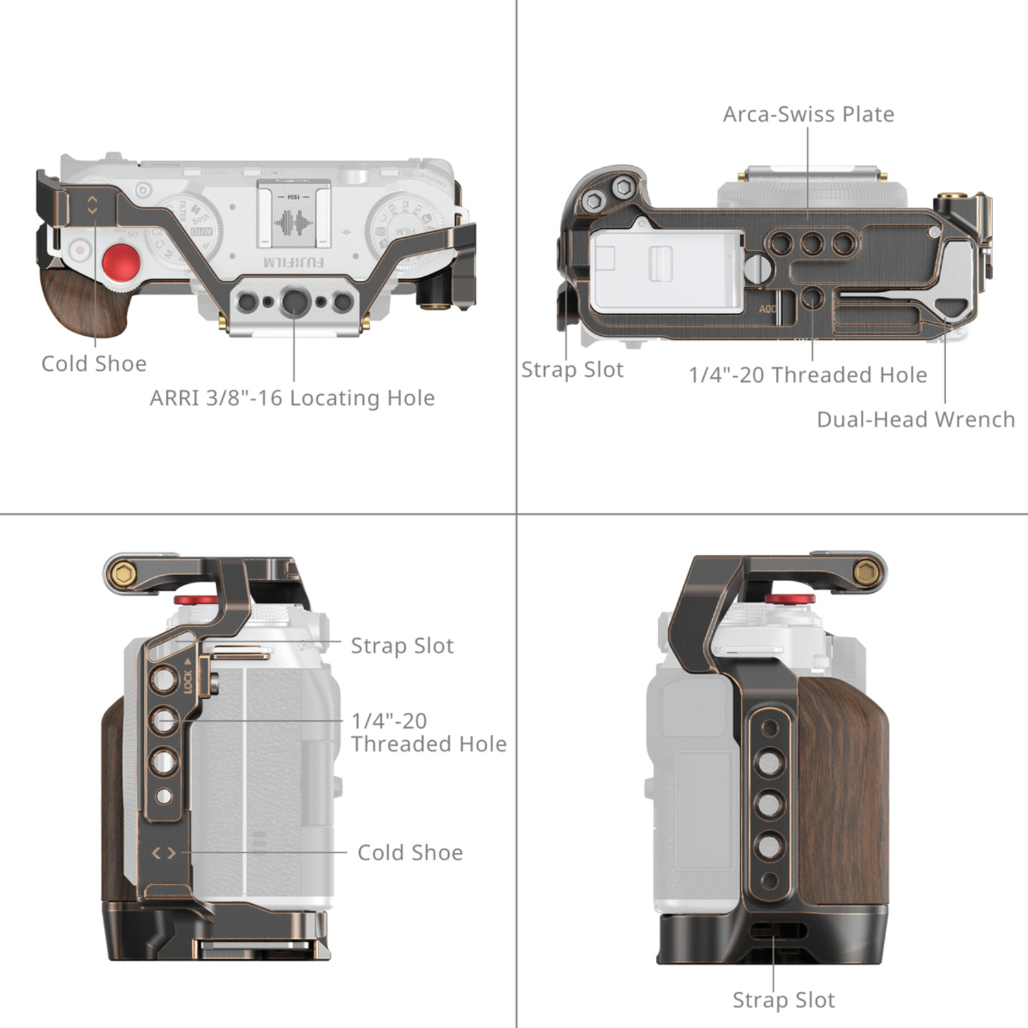 SmallRig Retro Cage 4892 für Fujifilm X-M5