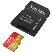 SanDisk Extreme 1TB microSDXC UHS-I V30 mit SD-Adapter