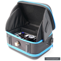 Orca OR-142 Hartschalen-Monitortasche mit integrierter Haube für 7 Zoll LCD-Monitore