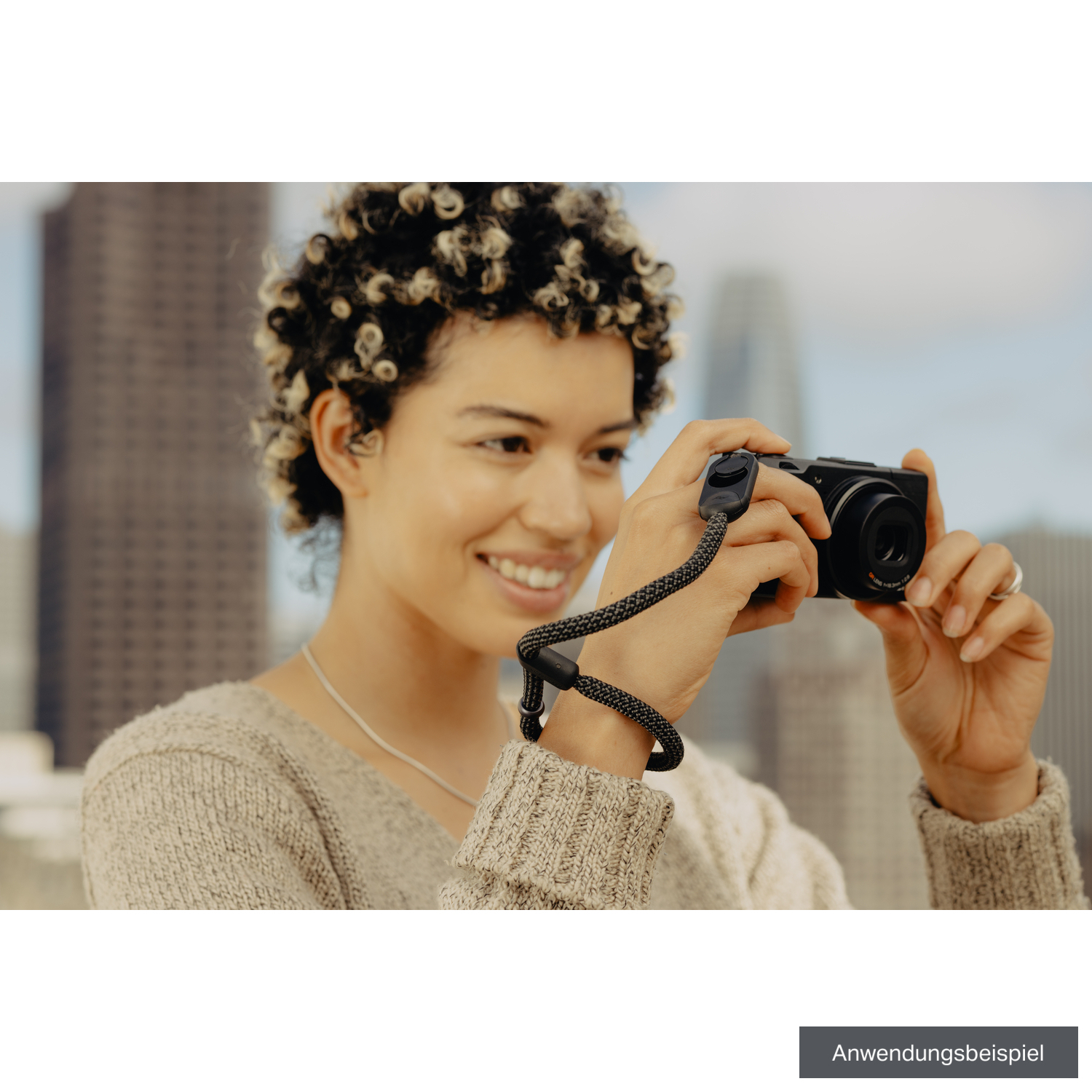 Peak Design Handschlaufe Cuff Rope schwarz