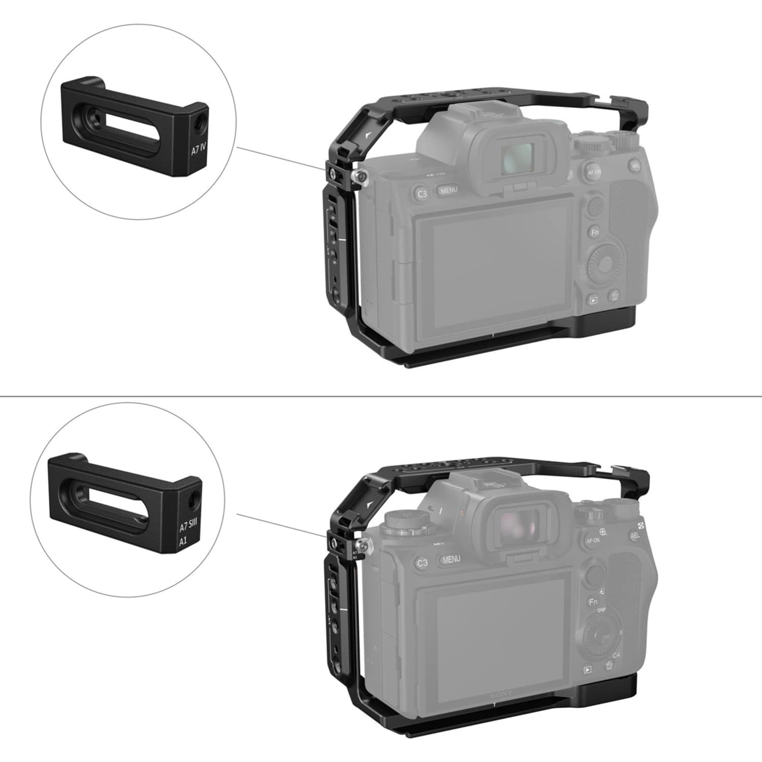 SmallRig Cage 3669C Kit für Sony Alpha 7R V, 7 IV und 7S III