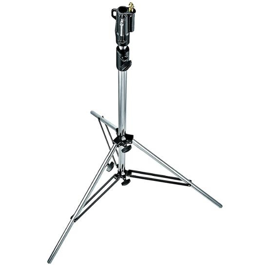 Manfrotto 008CSU Stativ Cine Chrom Silber