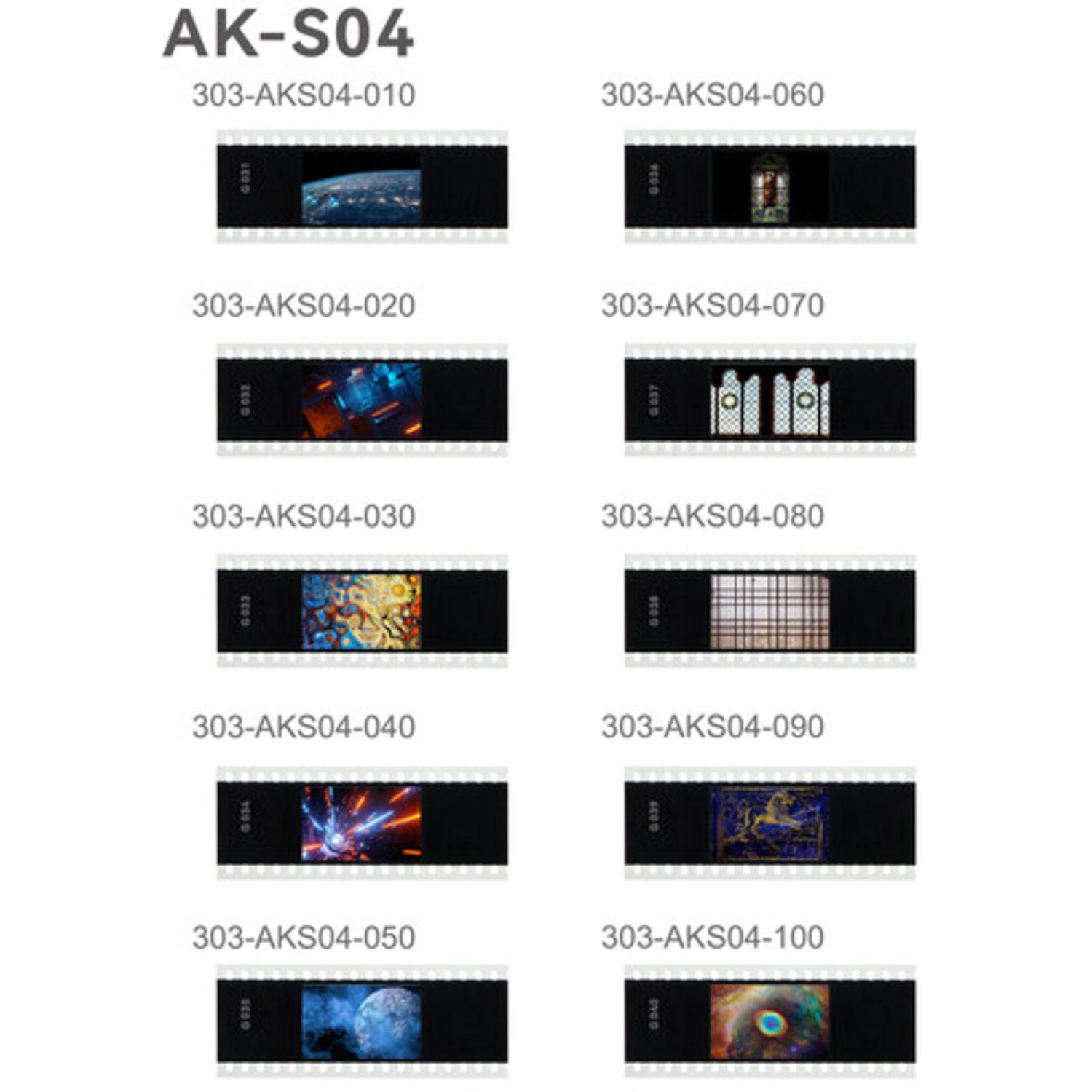 Godox AK-S04 Gobo Foliensatz 10 Stück