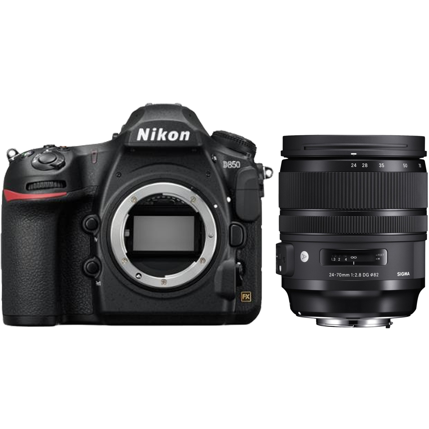 Nikon D850 mit Sigma 24-70mm F2.8 DG OS HSM Art