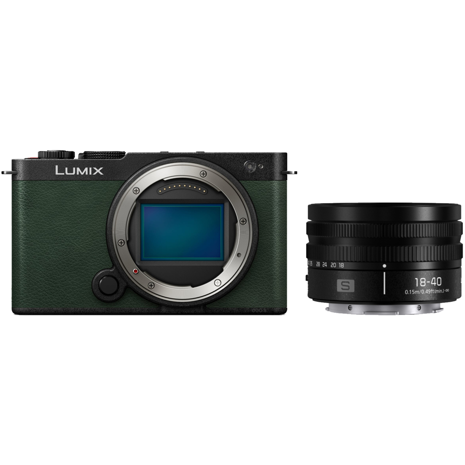 Panasonic LUMIX DC-S9 Dark Olive mit LUMIX S 18-40mm F4.5-6.3