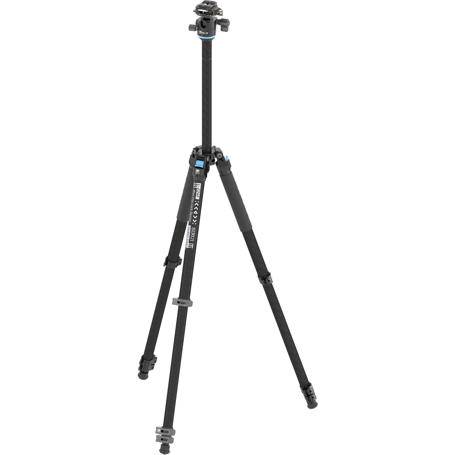 Sirui Carbon Compact Dreinbeinstativ L-224F mit Kugelkopf KS-10