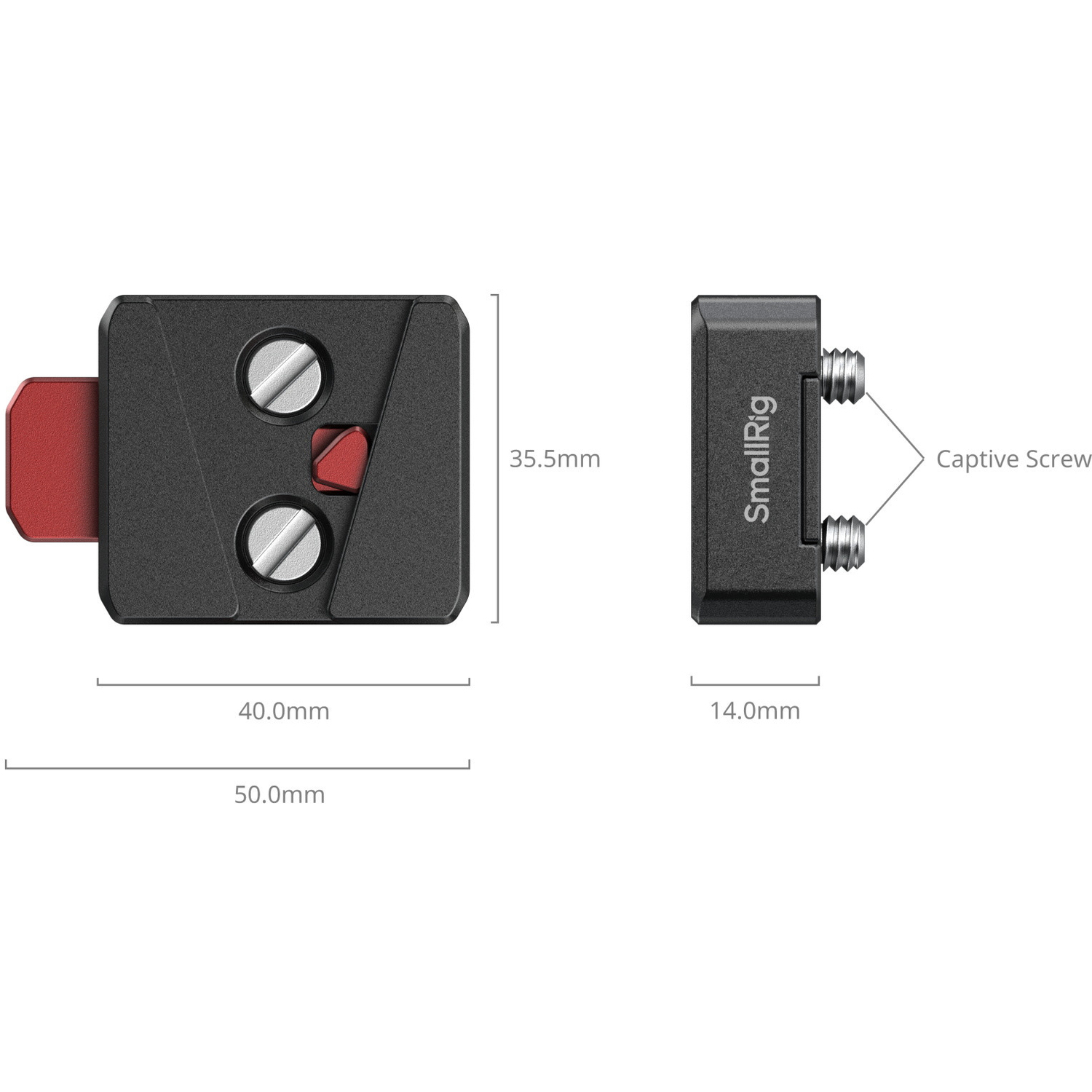 SmallRig Quick Release V-Lock Mount Schnellwechselplatten Kit 6021