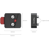 SmallRig Quick Release V-Lock Mount Schnellwechselplatten Kit 6021
