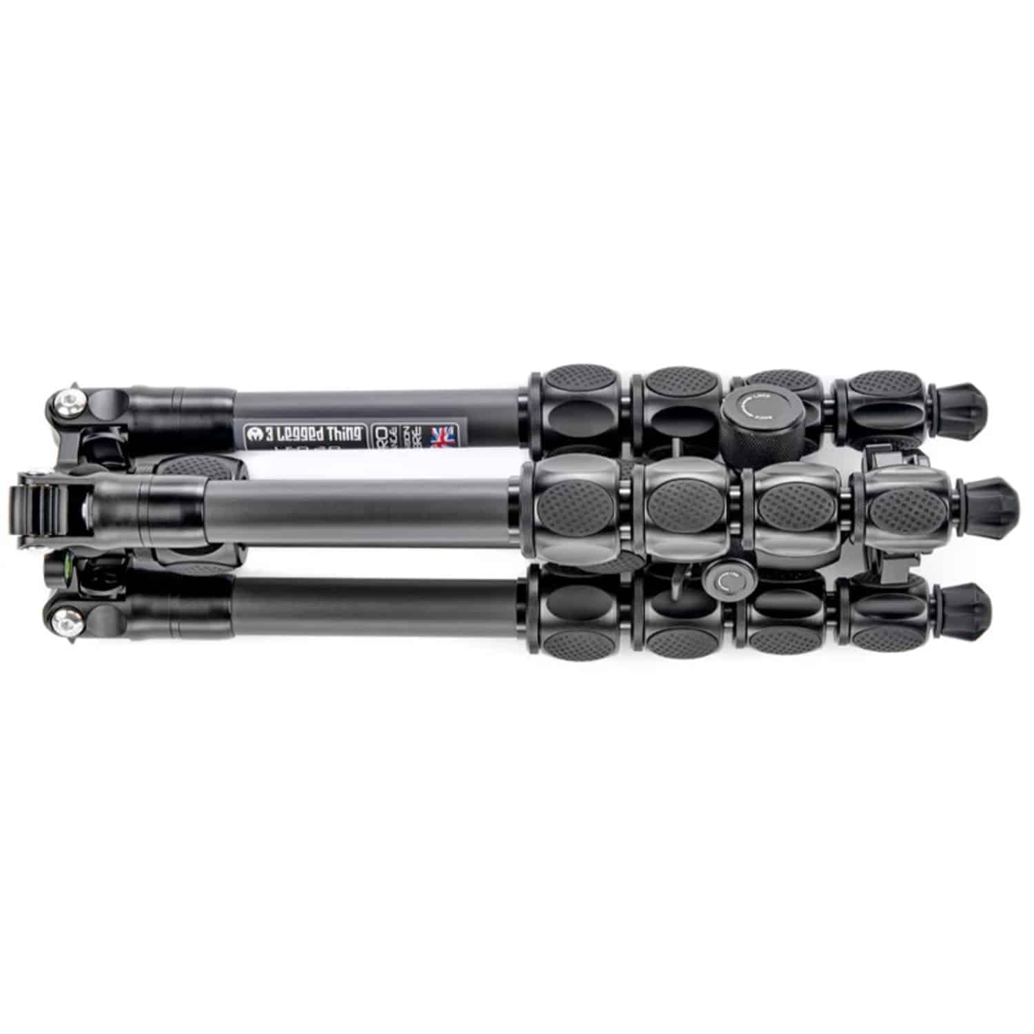 3 Legged Thing Pro 2.0 LEO Reisestativ mit Kugelkopf AirHed Pro LV Black Darkness