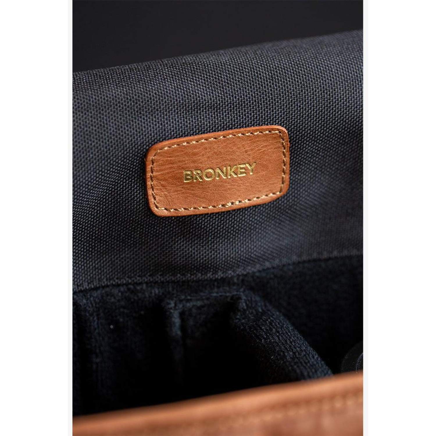 Bronkey Paris Leder Camera Bag Tanned