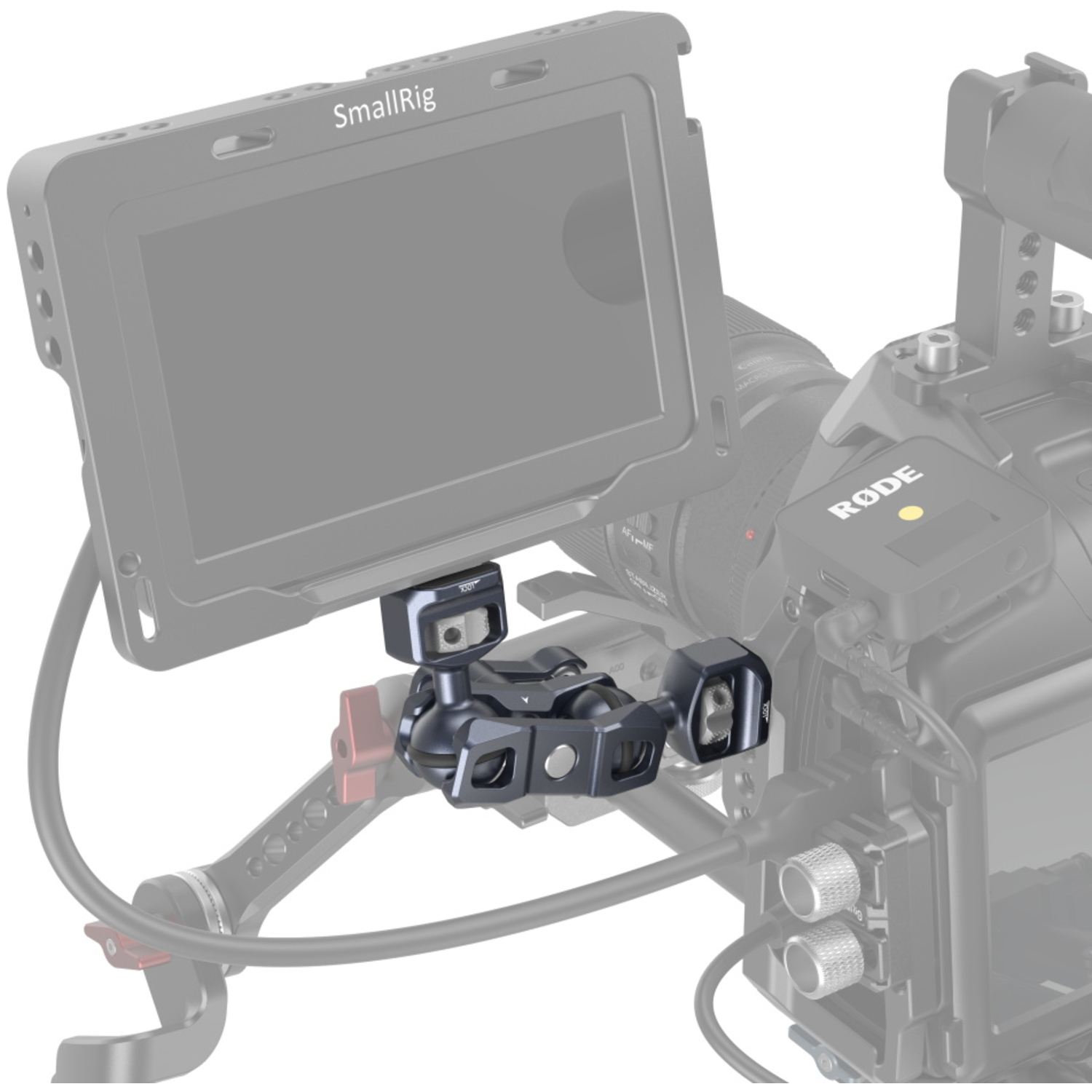 SmallRig 3874 Magic Arm mit Doppelkugelkopf