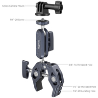 SmallRig Crab Clamp mit Kugelkopf Magic Arm 3757B
