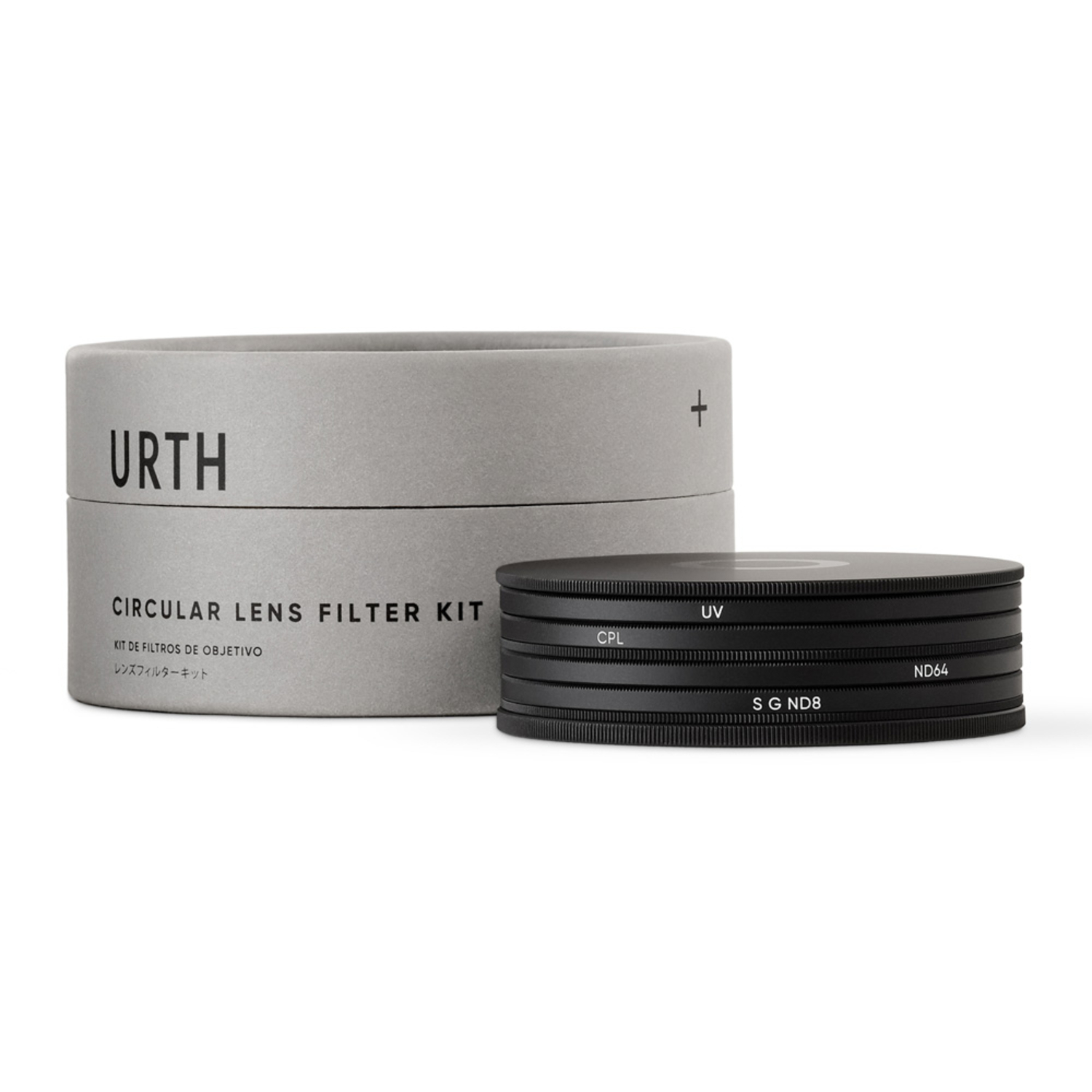 Urth 58mm UV, CPL , ND64, Soft Grad ND8 Objektivfilter Kit (Plus+)